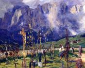 Graveyard in the Tyrol - 约翰·辛格·萨金特